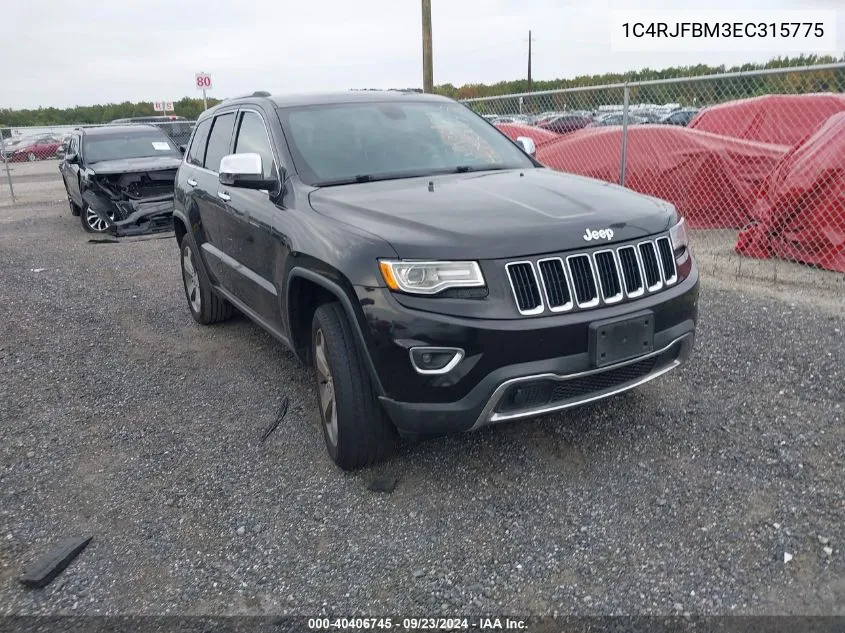 1C4RJFBM3EC315775 2014 Jeep Grand Cherokee Limited