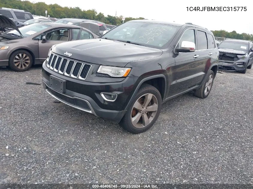 1C4RJFBM3EC315775 2014 Jeep Grand Cherokee Limited