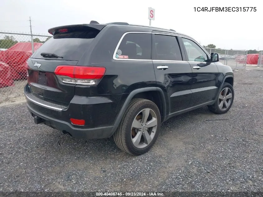 1C4RJFBM3EC315775 2014 Jeep Grand Cherokee Limited