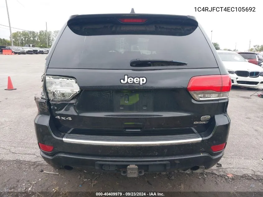 1C4RJFCT4EC105692 2014 Jeep Grand Cherokee Overland