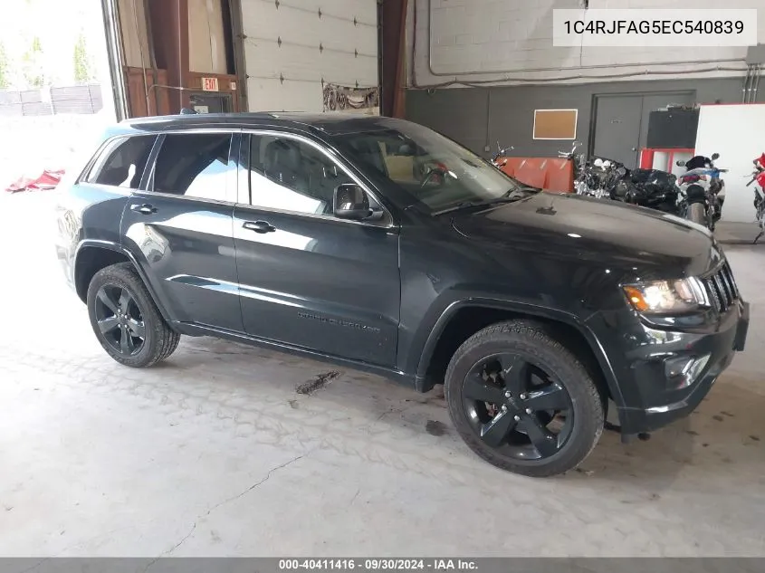 2014 Jeep Grand Cherokee Altitude VIN: 1C4RJFAG5EC540839 Lot: 40411416