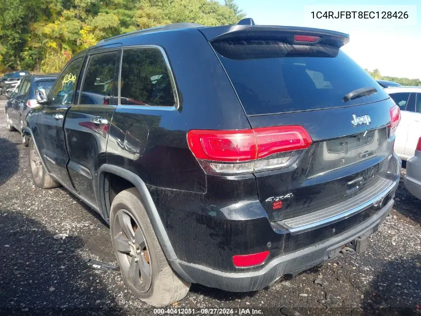 2014 Jeep Grand Cherokee Limited VIN: 1C4RJFBT8EC128426 Lot: 40412051