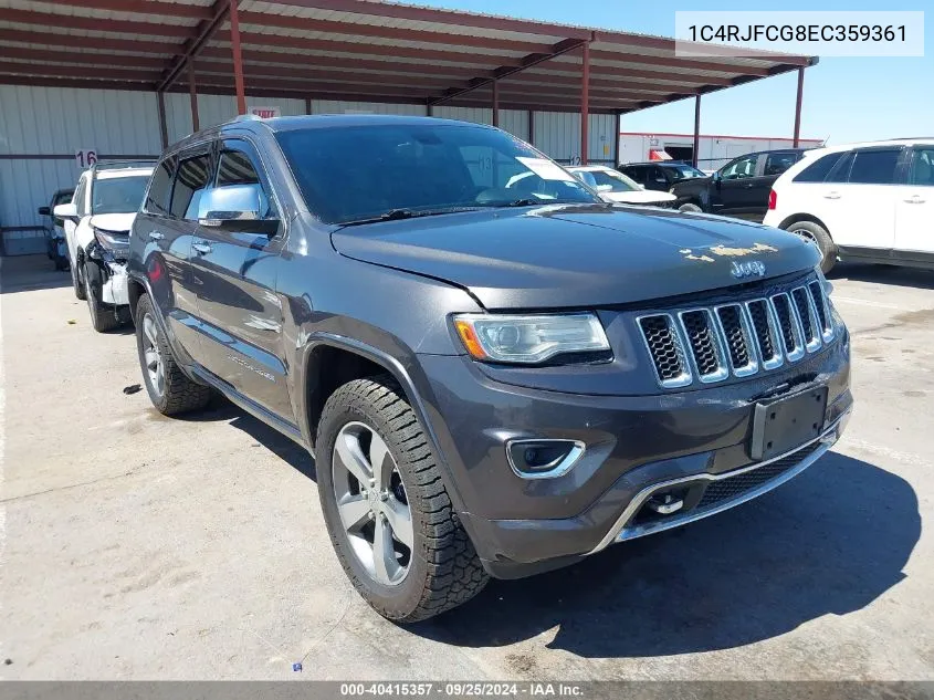 1C4RJFCG8EC359361 2014 Jeep Grand Cherokee Overland