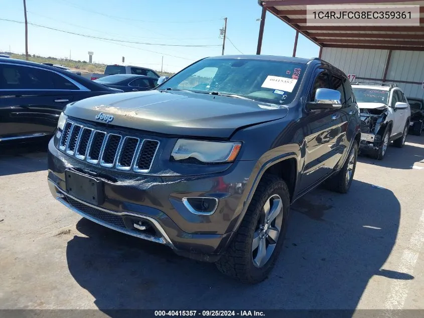 1C4RJFCG8EC359361 2014 Jeep Grand Cherokee Overland