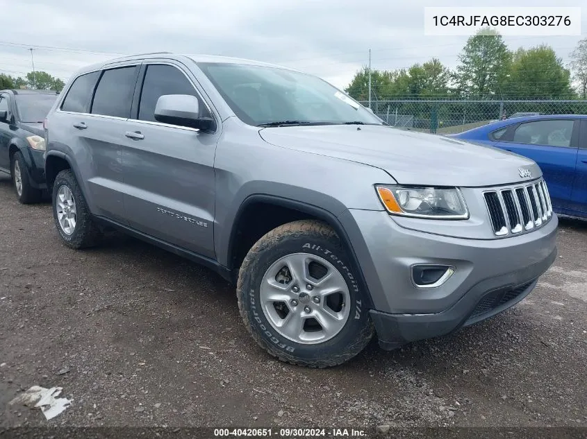 2014 Jeep Grand Cherokee Laredo VIN: 1C4RJFAG8EC303276 Lot: 40420651