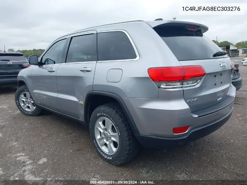 1C4RJFAG8EC303276 2014 Jeep Grand Cherokee Laredo