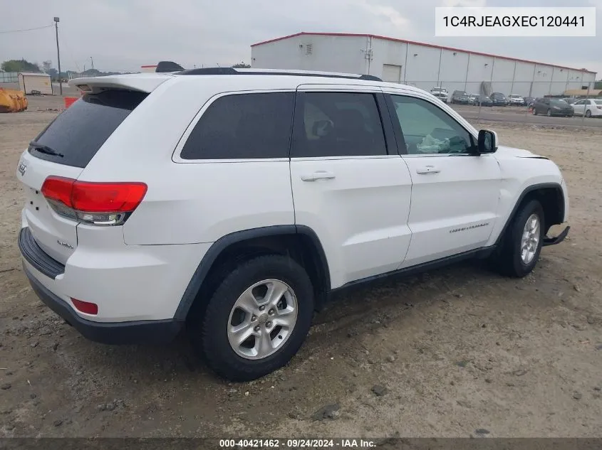 1C4RJEAGXEC120441 2014 Jeep Grand Cherokee Laredo