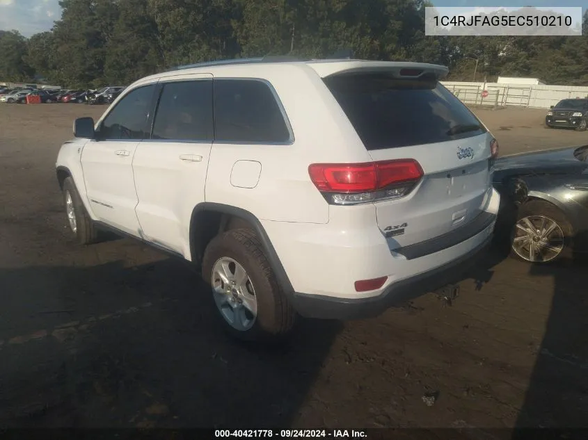 1C4RJFAG5EC510210 2014 Jeep Grand Cherokee Laredo