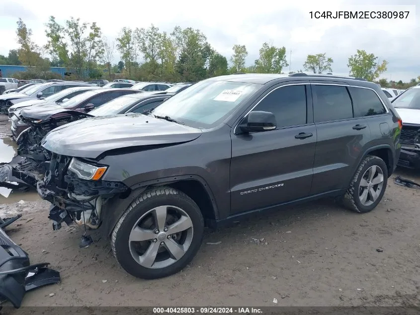 1C4RJFBM2EC380987 2014 Jeep Grand Cherokee Limited