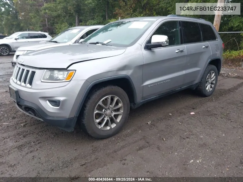 2014 Jeep Grand Cherokee Limited VIN: 1C4RJFBG1EC233747 Lot: 40436544