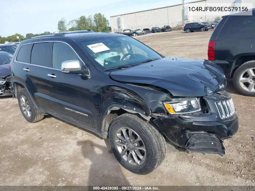 2014 Jeep Grand Cherokee Limited VIN: 1C4RJFBG9EC579156 Lot: 40439395