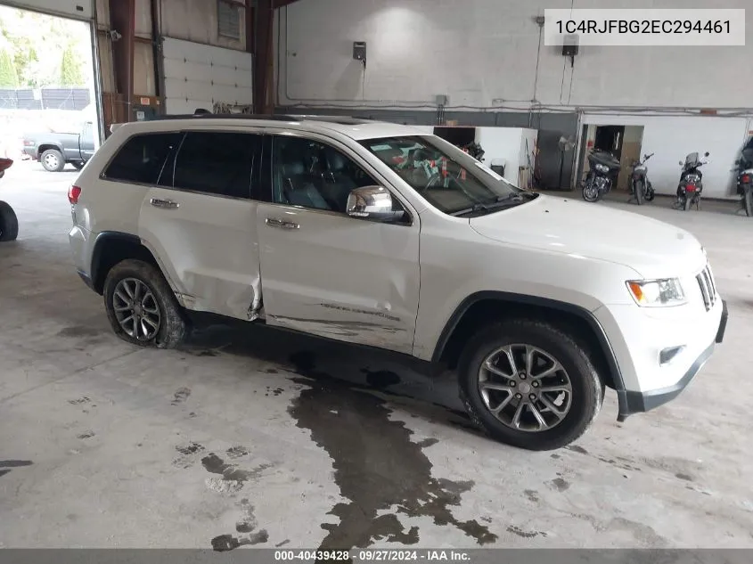 1C4RJFBG2EC294461 2014 Jeep Grand Cherokee Limited