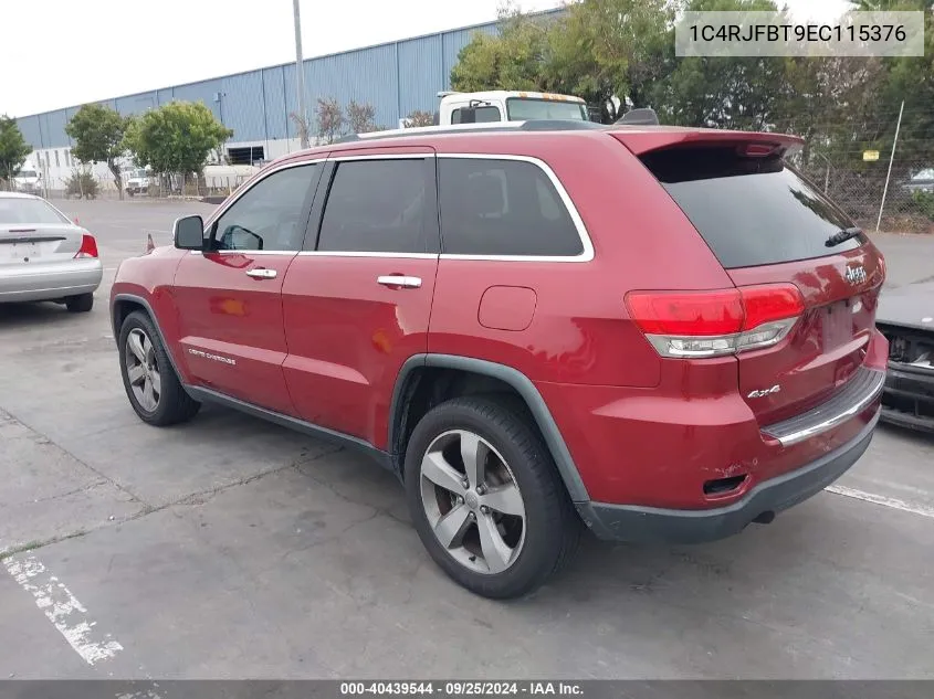 1C4RJFBT9EC115376 2014 Jeep Grand Cherokee Limited