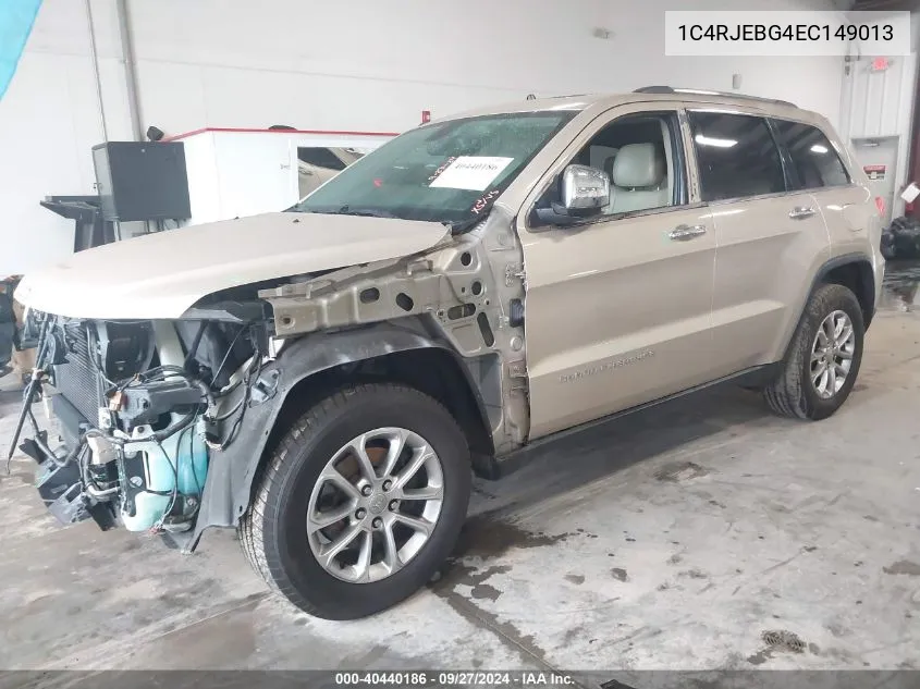 1C4RJEBG4EC149013 2014 Jeep Grand Cherokee Limited