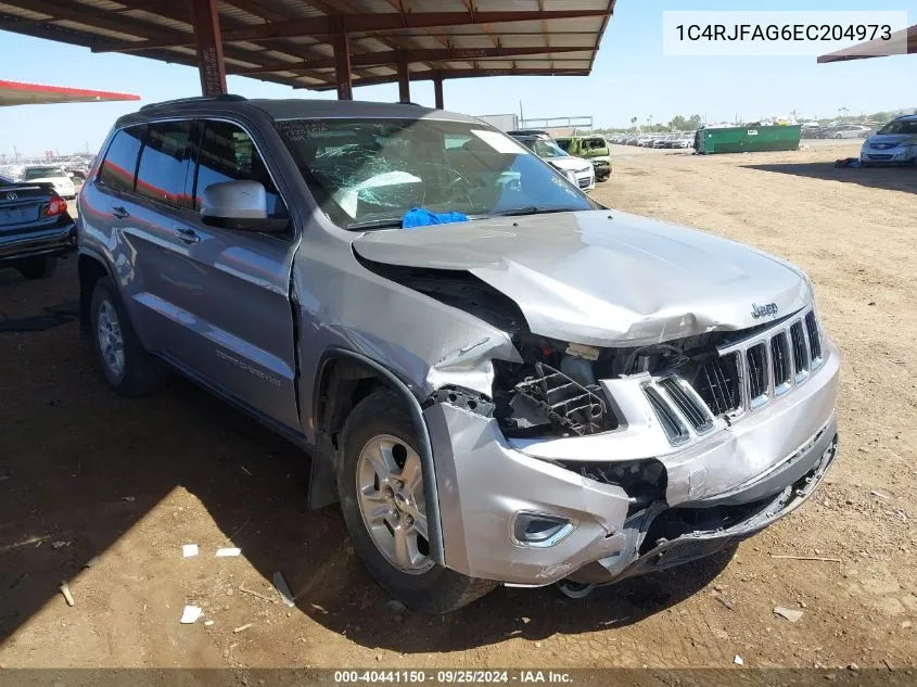 2014 Jeep Grand Cherokee Laredo VIN: 1C4RJFAG6EC204973 Lot: 40441150