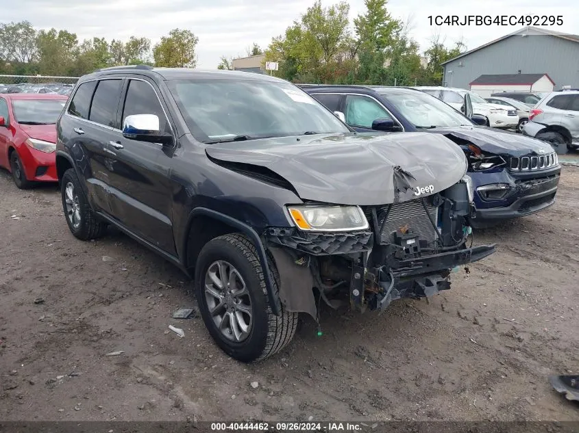 2014 Jeep Grand Cherokee Limited VIN: 1C4RJFBG4EC492295 Lot: 40444462