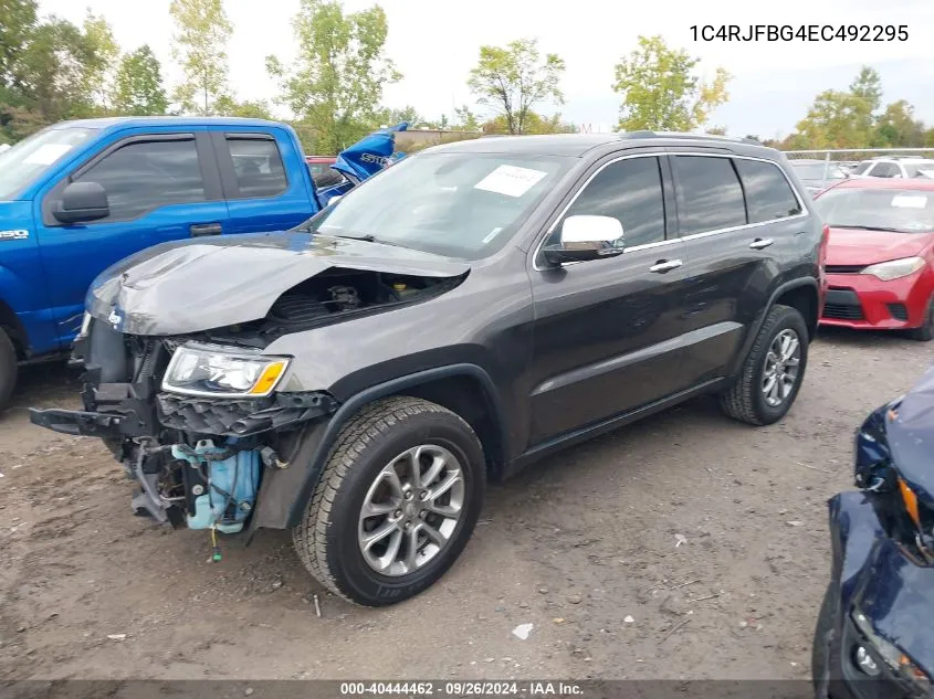 1C4RJFBG4EC492295 2014 Jeep Grand Cherokee Limited