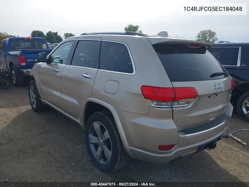 1C4RJFCG5EC184048 2014 Jeep Grand Cherokee Overland