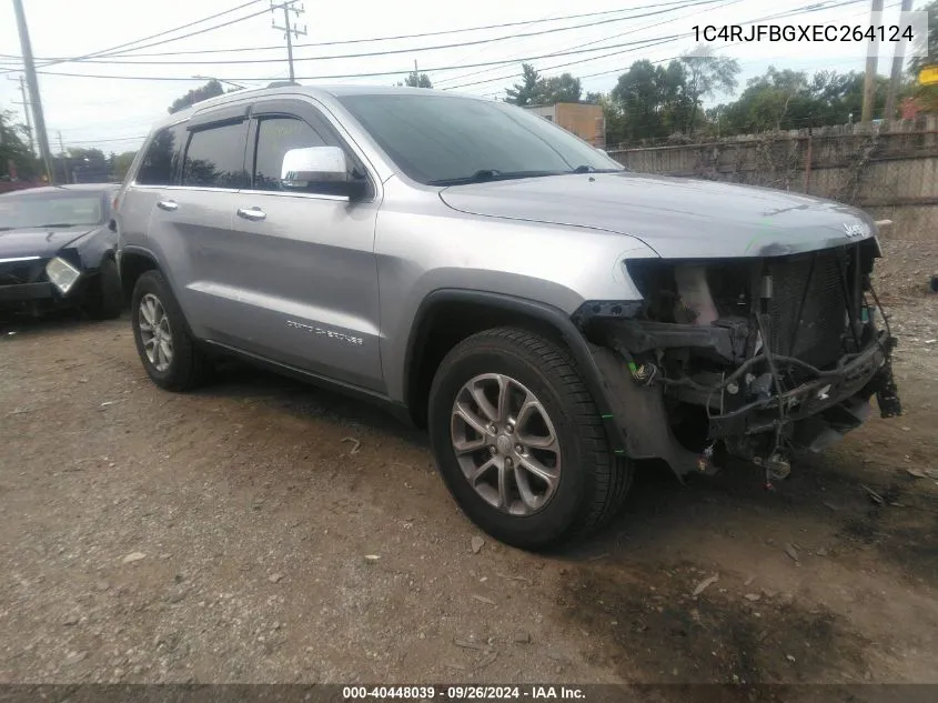 2014 Jeep Grand Cherokee Limited VIN: 1C4RJFBGXEC264124 Lot: 40448039