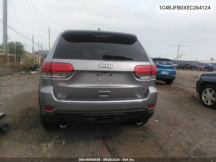 1C4RJFBGXEC264124 2014 Jeep Grand Cherokee Limited