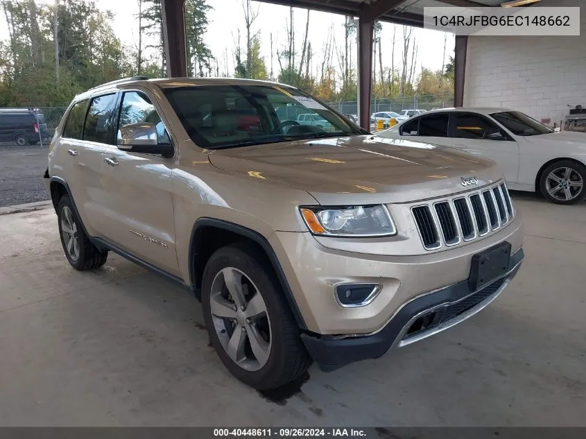 1C4RJFBG6EC148662 2014 Jeep Grand Cherokee Limited