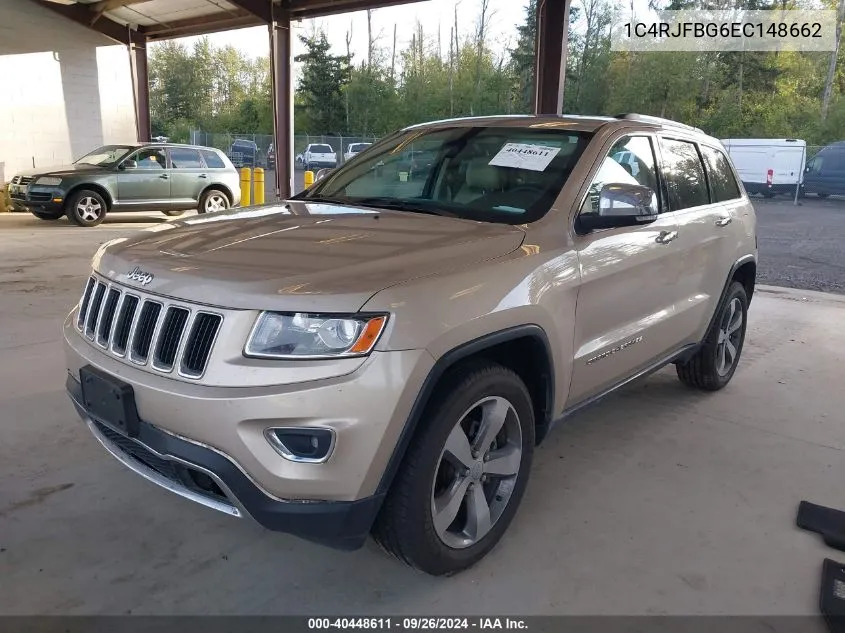 1C4RJFBG6EC148662 2014 Jeep Grand Cherokee Limited