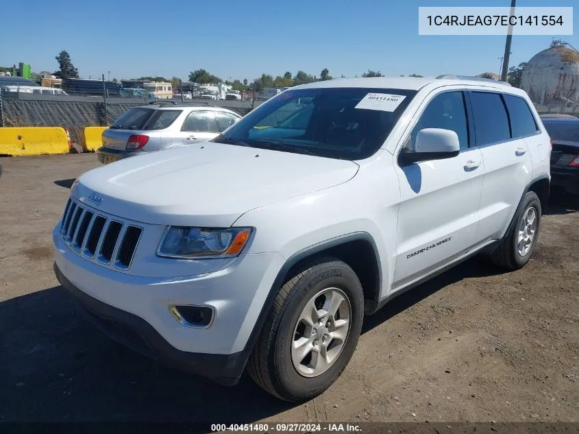 2014 Jeep Grand Cherokee Laredo VIN: 1C4RJEAG7EC141554 Lot: 40451480