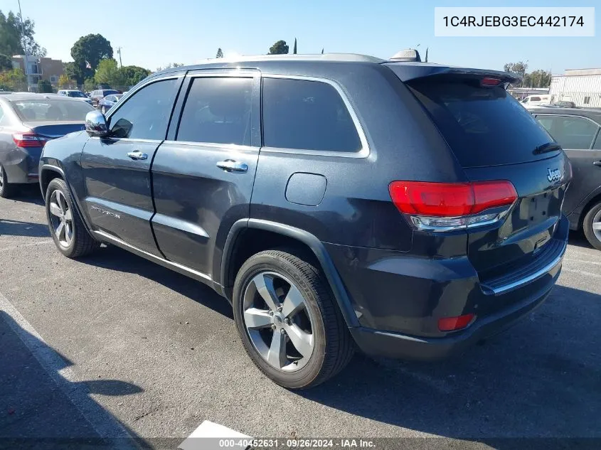 1C4RJEBG3EC442174 2014 Jeep Grand Cherokee Limited