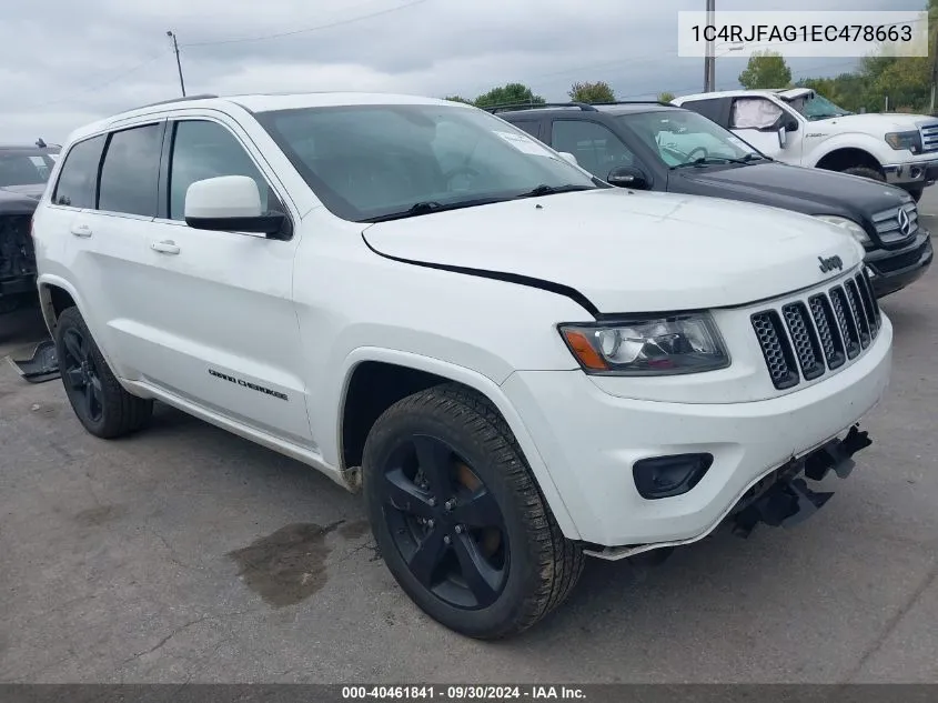 1C4RJFAG1EC478663 2014 Jeep Grand Cherokee Altitude