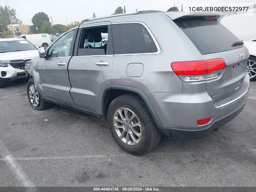 1C4RJEBG0EC572977 2014 Jeep Grand Cherokee Limited