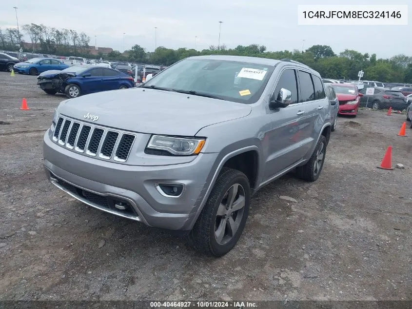 1C4RJFCM8EC324146 2014 Jeep Grand Cherokee Overland