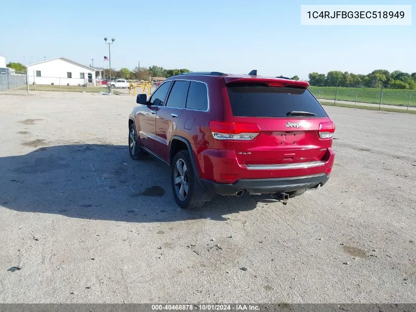 1C4RJFBG3EC518949 2014 Jeep Grand Cherokee Limited