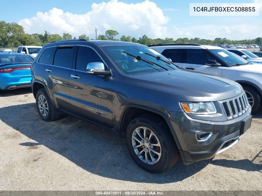 2014 Jeep Grand Cherokee Limited VIN: 1C4RJFBGXEC508855 Lot: 40470511