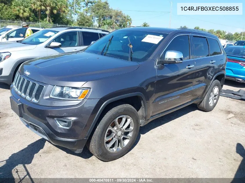 1C4RJFBGXEC508855 2014 Jeep Grand Cherokee Limited