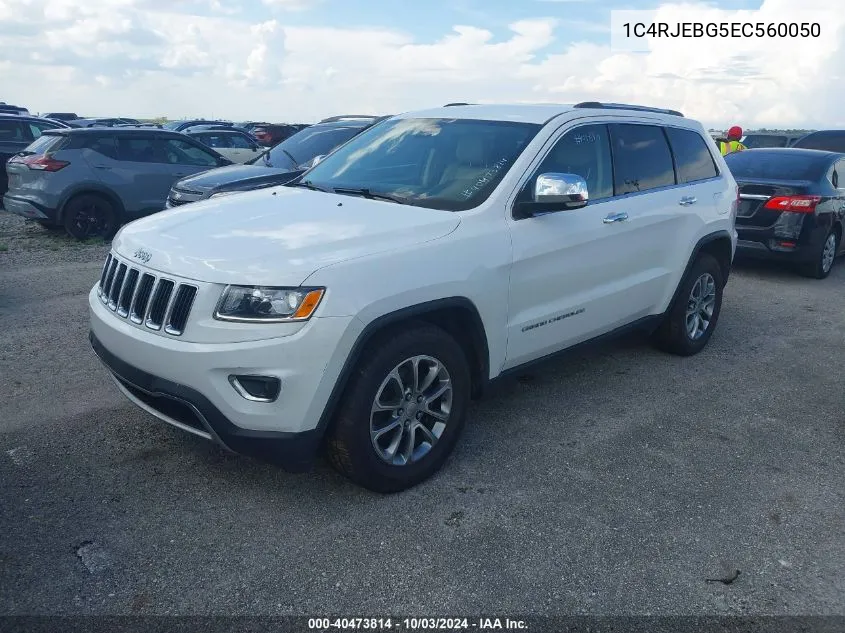 1C4RJEBG5EC560050 2014 Jeep Grand Cherokee Limited