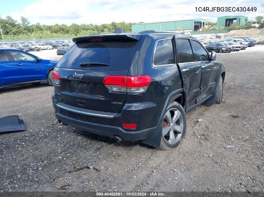 1C4RJFBG3EC430449 2014 Jeep Grand Cherokee Limited