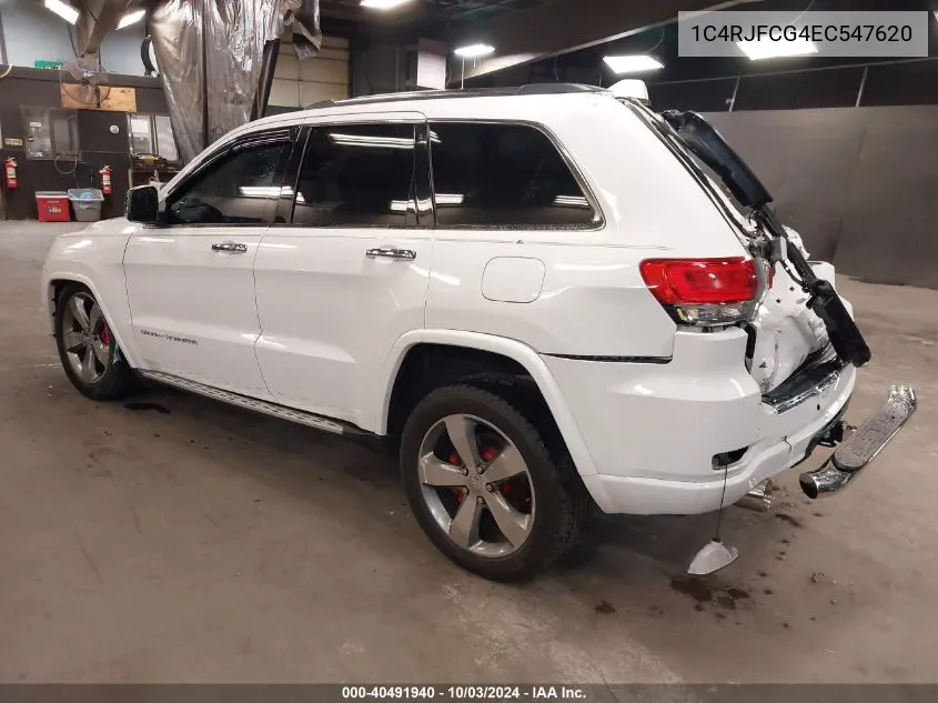 1C4RJFCG4EC547620 2014 Jeep Grand Cherokee Overland