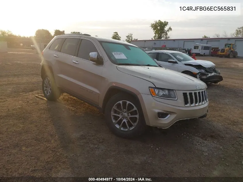 2014 Jeep Grand Cherokee Limited VIN: 1C4RJFBG6EC565831 Lot: 40494977