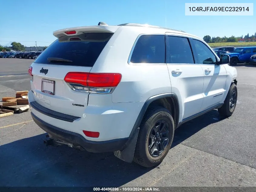 2014 Jeep Grand Cherokee Laredo VIN: 1C4RJFAG9EC232914 Lot: 40496898