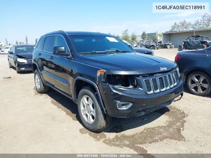 1C4RJFAG5EC118991 2014 Jeep Grand Cherokee Laredo