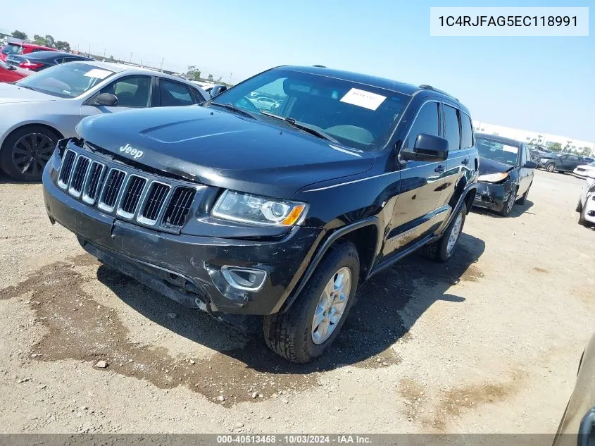 1C4RJFAG5EC118991 2014 Jeep Grand Cherokee Laredo