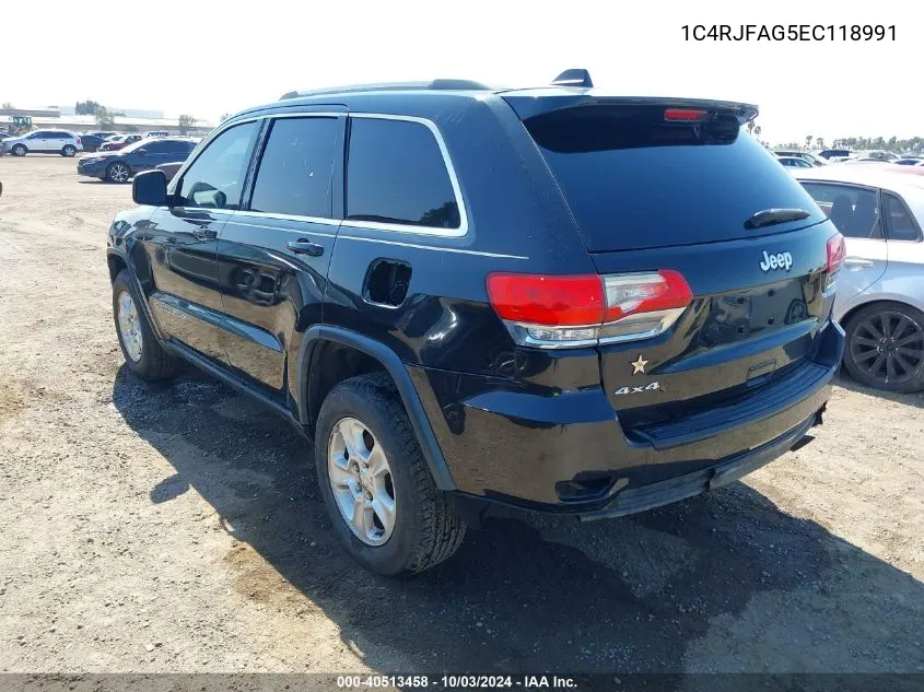 1C4RJFAG5EC118991 2014 Jeep Grand Cherokee Laredo