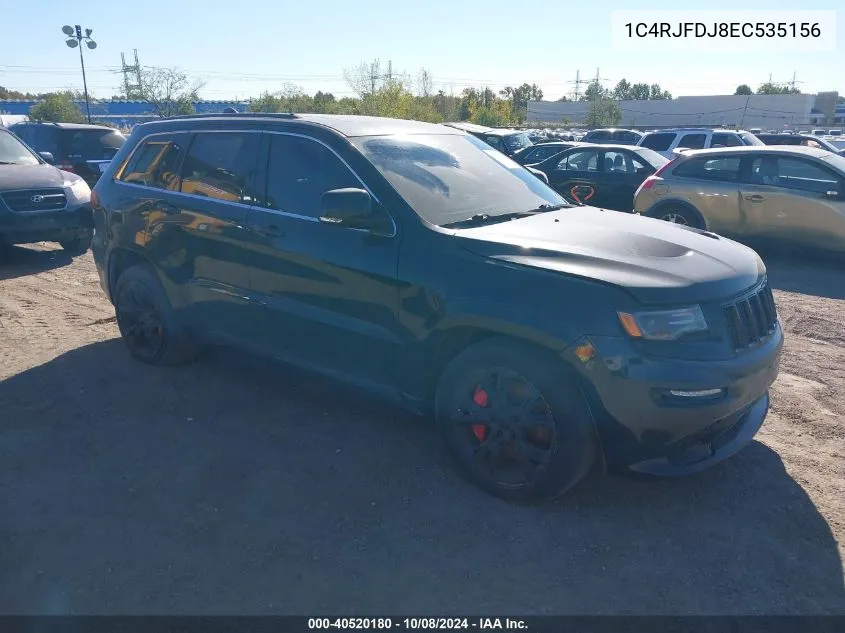 2014 Jeep Grand Cherokee Srt VIN: 1C4RJFDJ8EC535156 Lot: 40520180