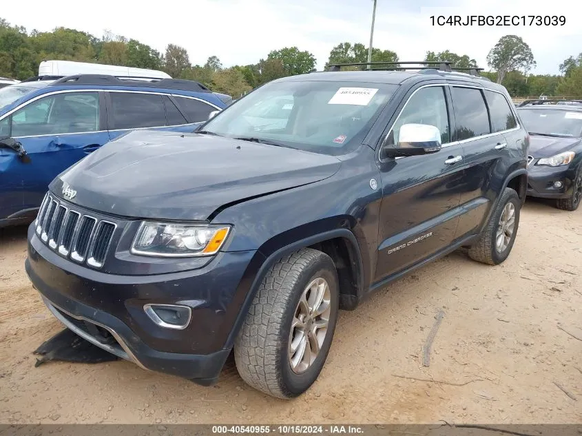 2014 Jeep Grand Cherokee Limited VIN: 1C4RJFBG2EC173039 Lot: 40540955