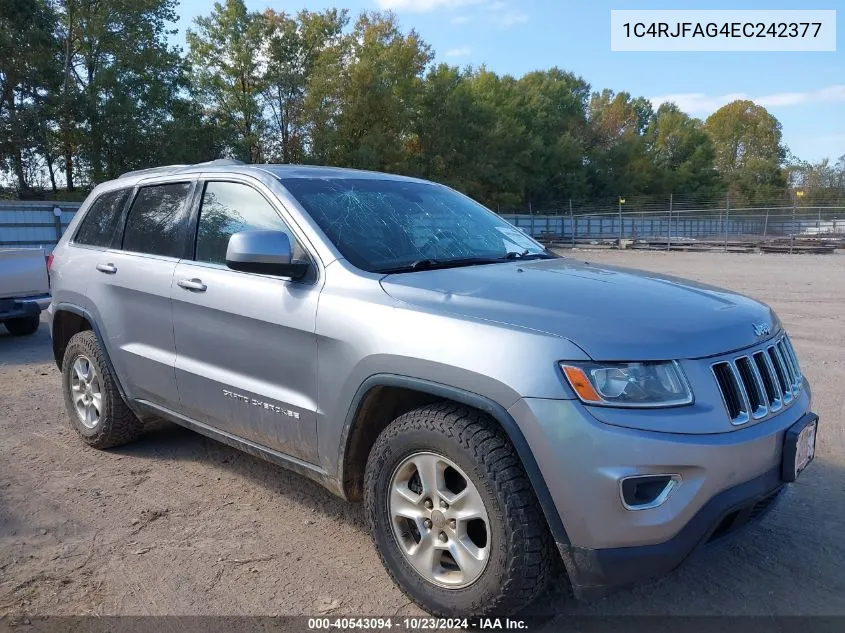 2014 Jeep Grand Cherokee Laredo VIN: 1C4RJFAG4EC242377 Lot: 40543094