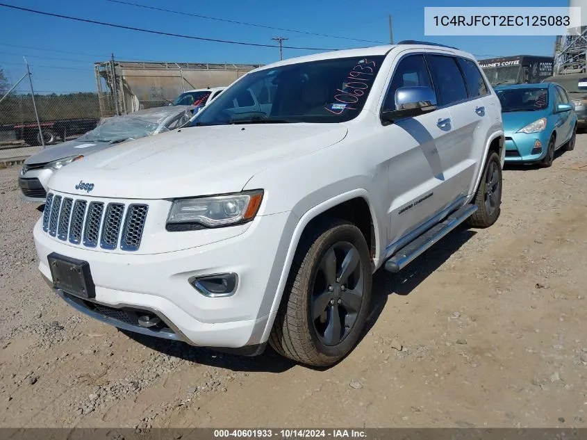 2014 Jeep Grand Cherokee Overland VIN: 1C4RJFCT2EC125083 Lot: 40601933