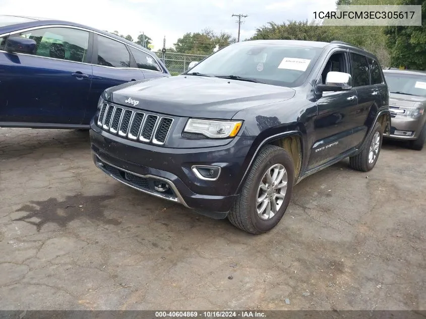 1C4RJFCM3EC305617 2014 Jeep Grand Cherokee Overland