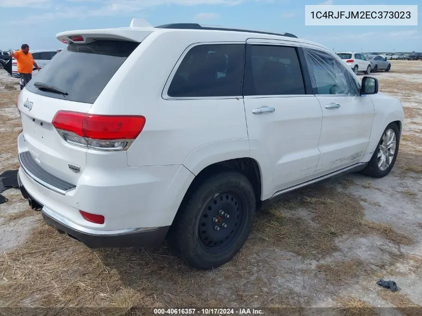 2014 Jeep Grand Cherokee Summit VIN: 1C4RJFJM2EC373023 Lot: 40616357