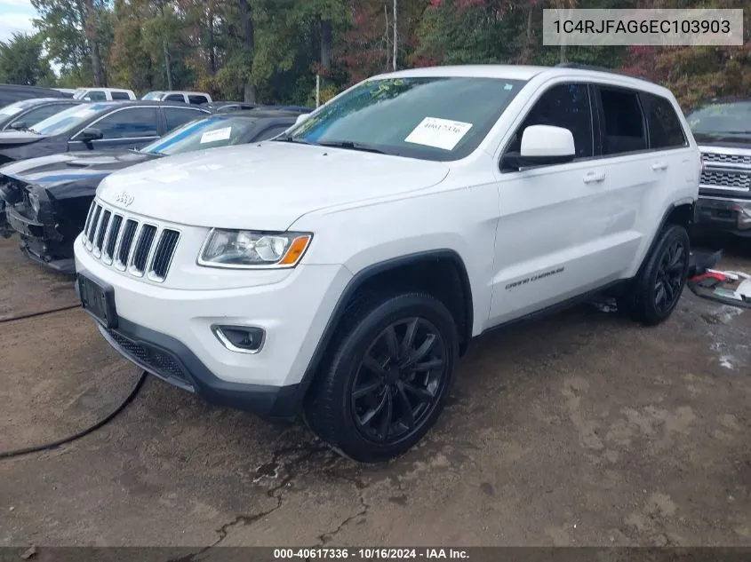 2014 Jeep Grand Cherokee Laredo VIN: 1C4RJFAG6EC103903 Lot: 40617336