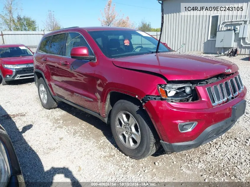 2014 Jeep Grand Cherokee Laredo VIN: 1C4RJFAG9EC243105 Lot: 40626754